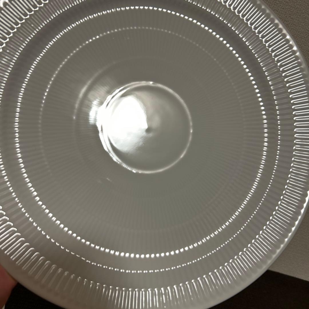 ロイヤルコペンハーゲン　ホワイトフルーテッド　ディナープレート　31cm