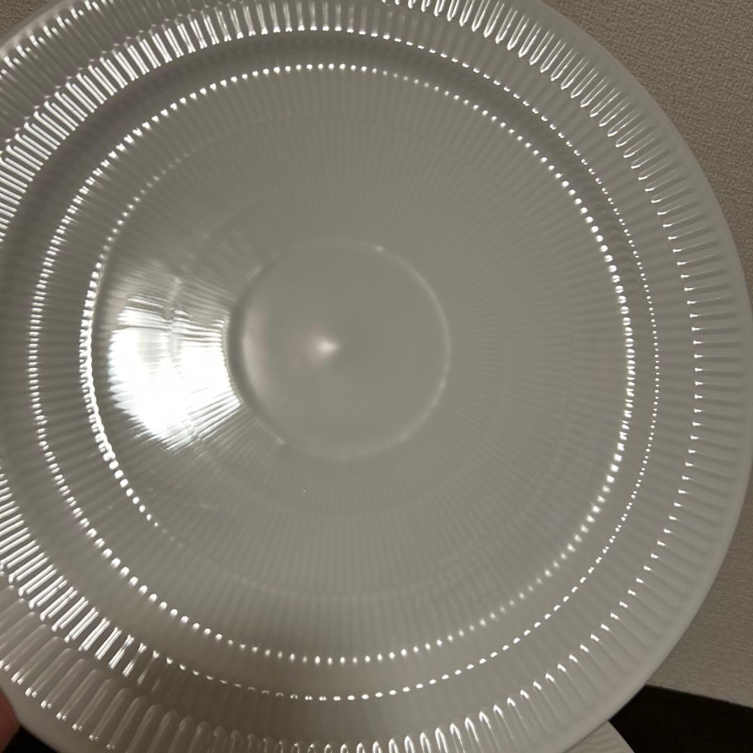 ロイヤルコペンハーゲン　ホワイトフルーテッド　ディナープレート　31cm