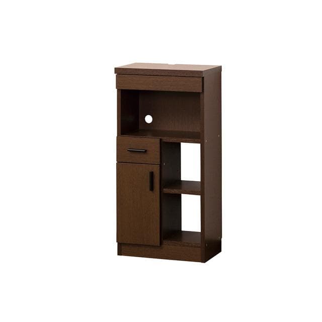 《新品・送料無料》《完成品》NEWルーター収納40 (白木目) (ブラウン)