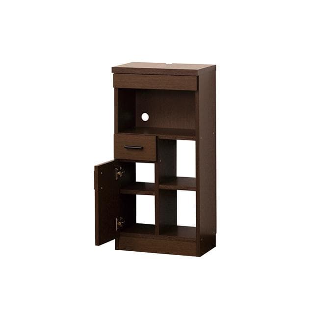 《新品・送料無料》《完成品》NEWルーター収納40 (白木目) (ブラウン)