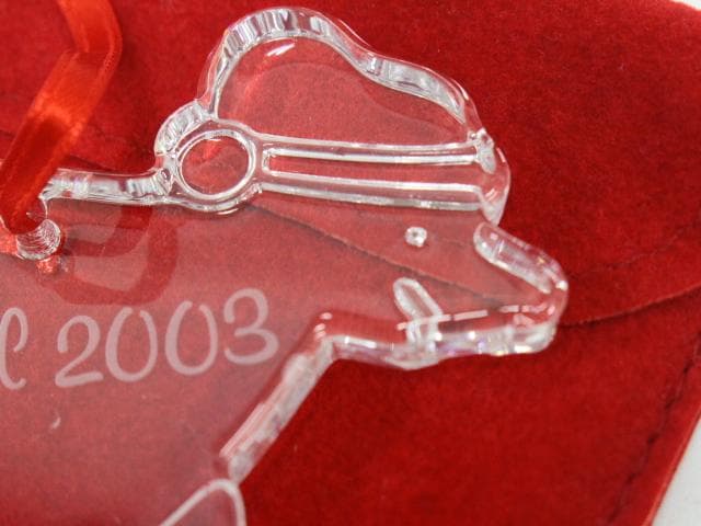 ◇美品 Baccarat 2003年 noel オーナメント スキーベア - メルカリ