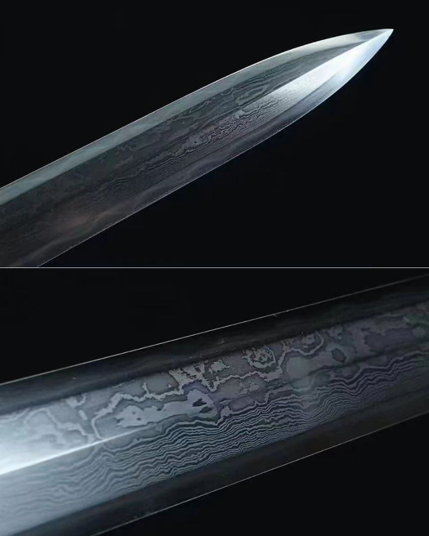 銅装高輝度鏡面細工鋭鋼武士刀『武藤』古兵器 武具刀装具日本刀模造刀