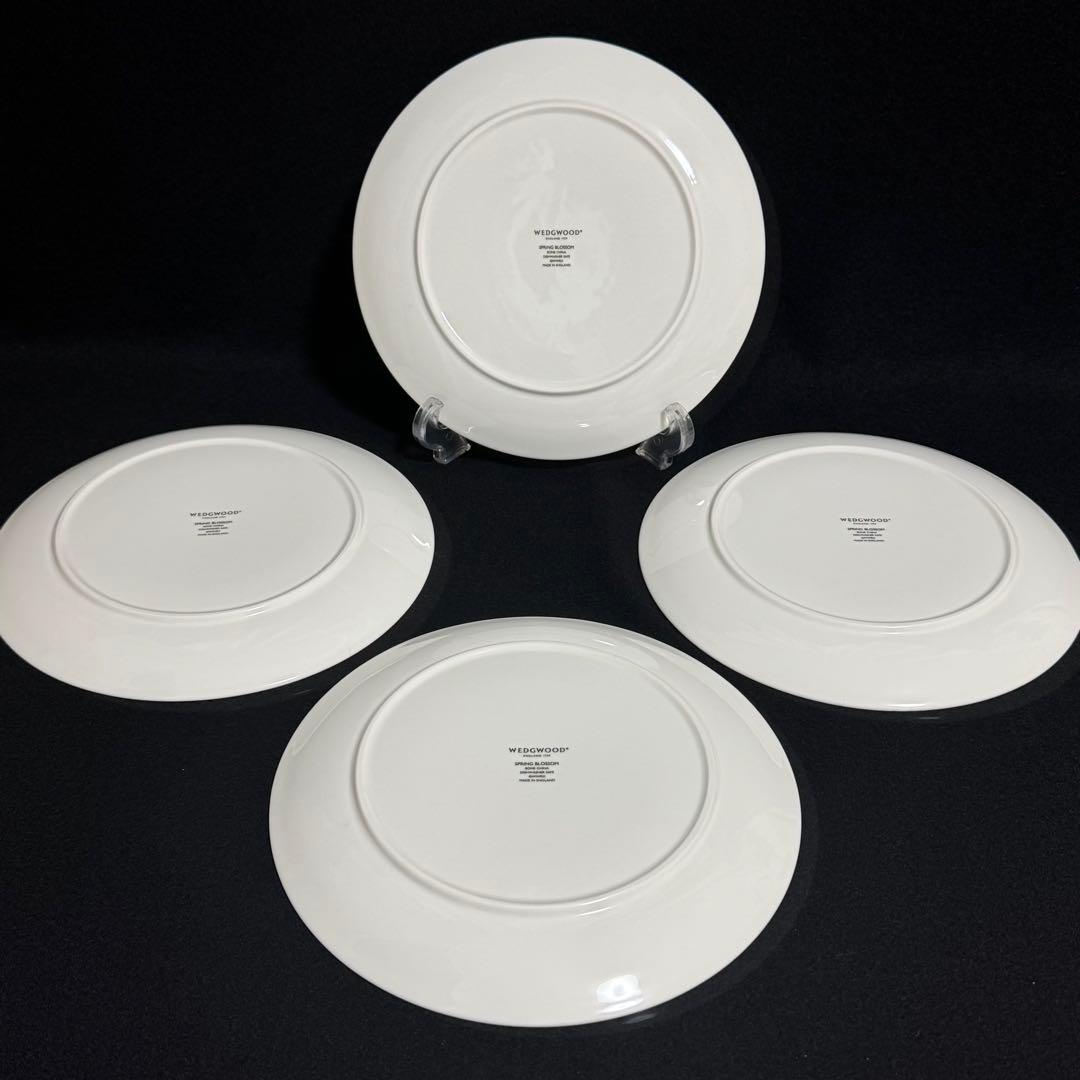 【希少/未使用】ウェッジウッド　スプリングブロッサム　プレート　4枚セット