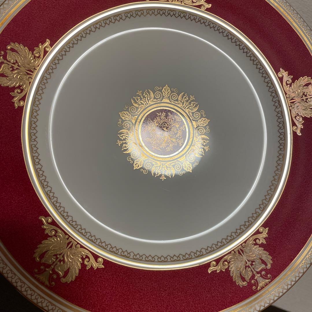 ウェッジウッド　コロンビア　パウダールビー　ディナープレート　27.5cm