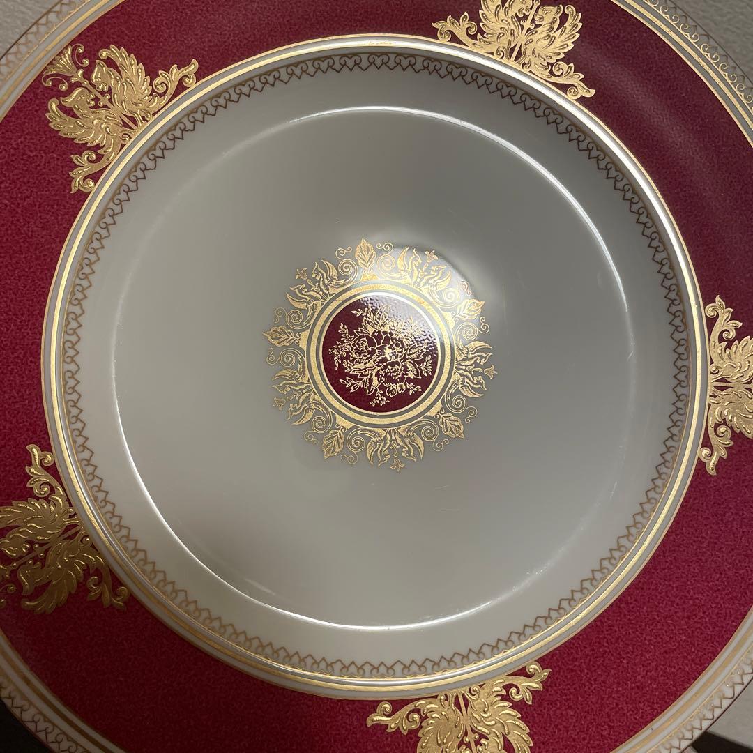 ウェッジウッド　コロンビア　パウダールビー　ディナープレート　27.5cm