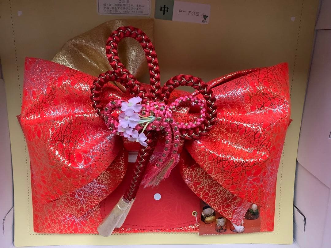 七五三 赤い着物小物セット