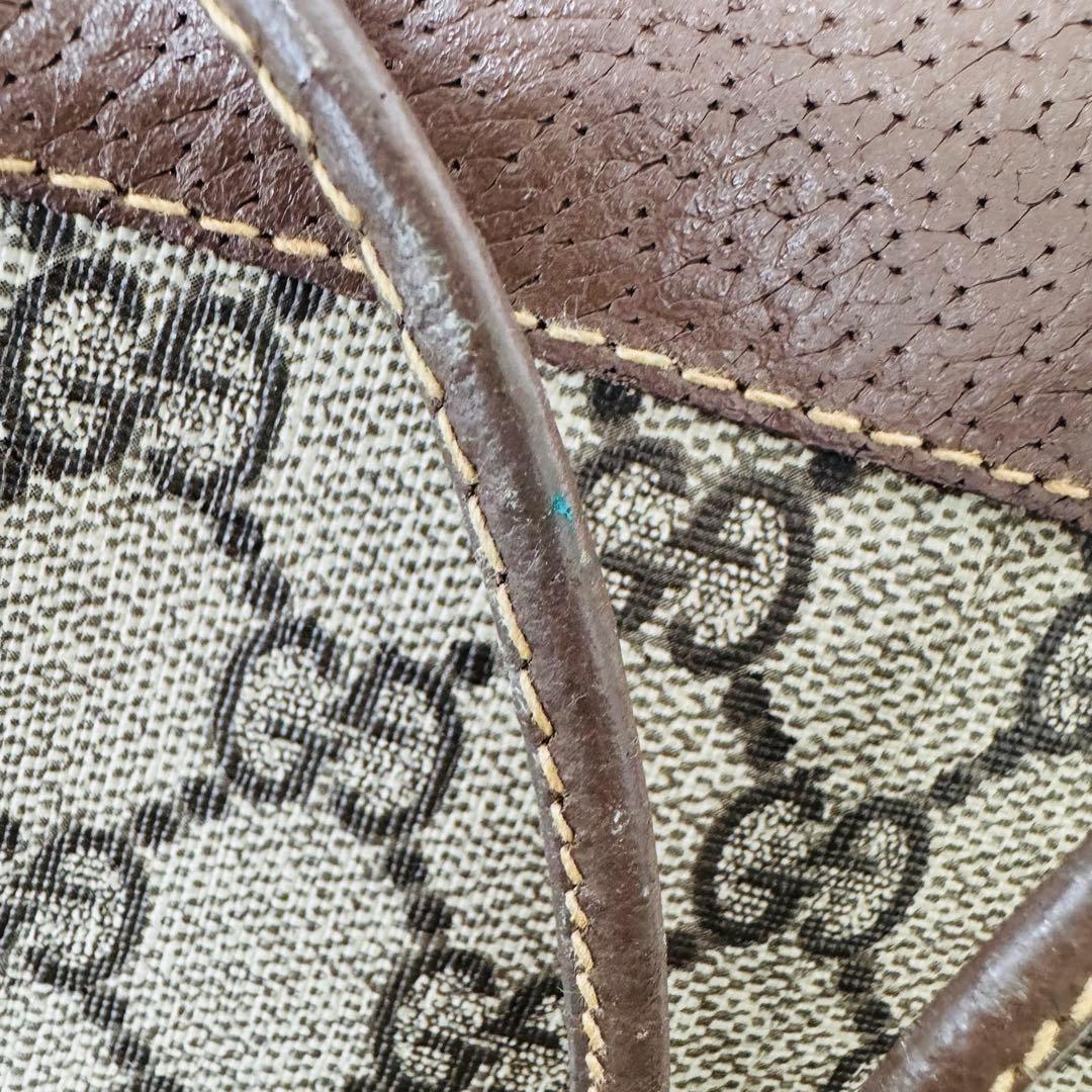 ✨GUCCI✨グッチ✨オールドグッチ✨GG柄✨ベージュ✨ブラウン✨ショルダー✨