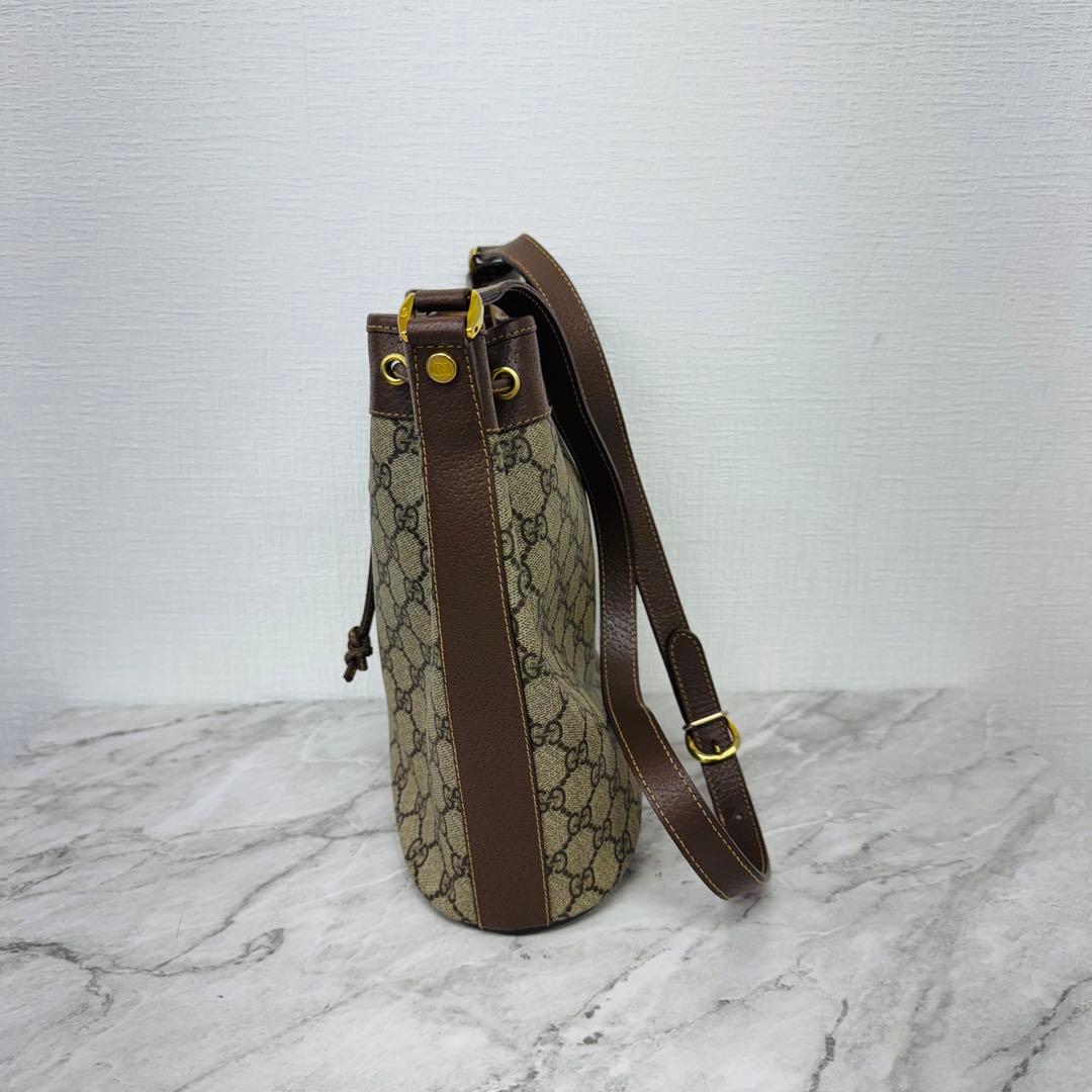 ✨GUCCI✨グッチ✨オールドグッチ✨GG柄✨ベージュ✨ブラウン✨ショルダー✨