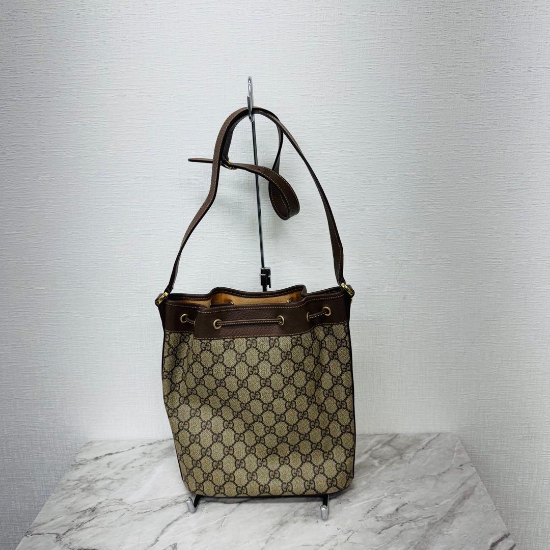 ✨GUCCI✨グッチ✨オールドグッチ✨GG柄✨ベージュ✨ブラウン✨ショルダー✨