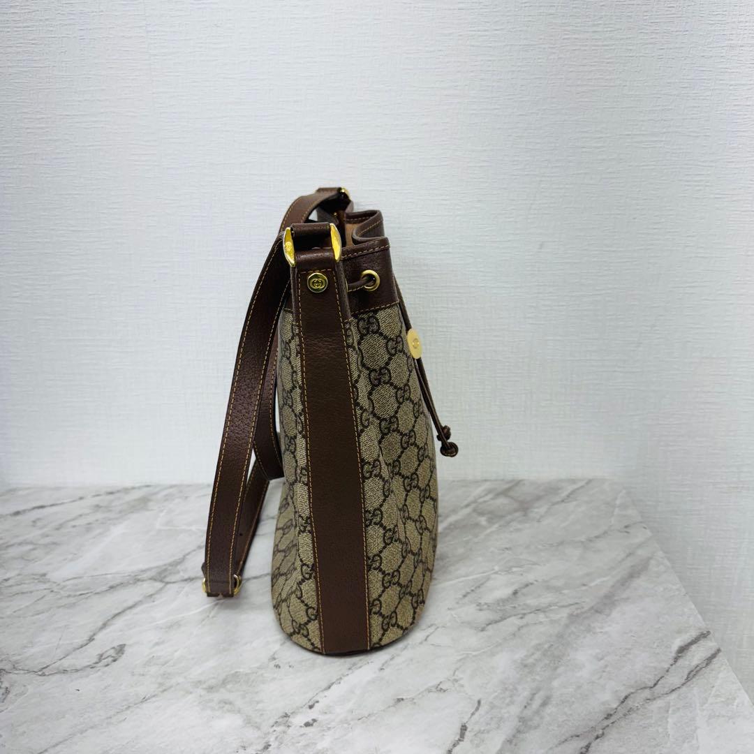 ✨GUCCI✨グッチ✨オールドグッチ✨GG柄✨ベージュ✨ブラウン✨ショルダー✨