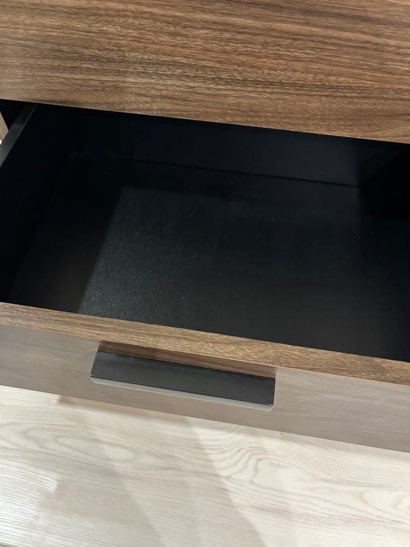 サイドボード キャビネット ナイトテーブル 引き出し ウォルナット