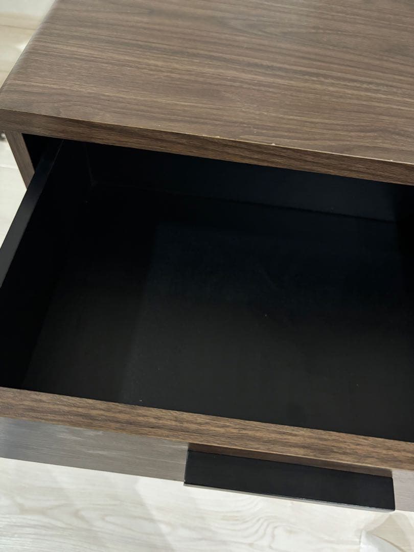 サイドボード キャビネット ナイトテーブル 引き出し ウォルナット