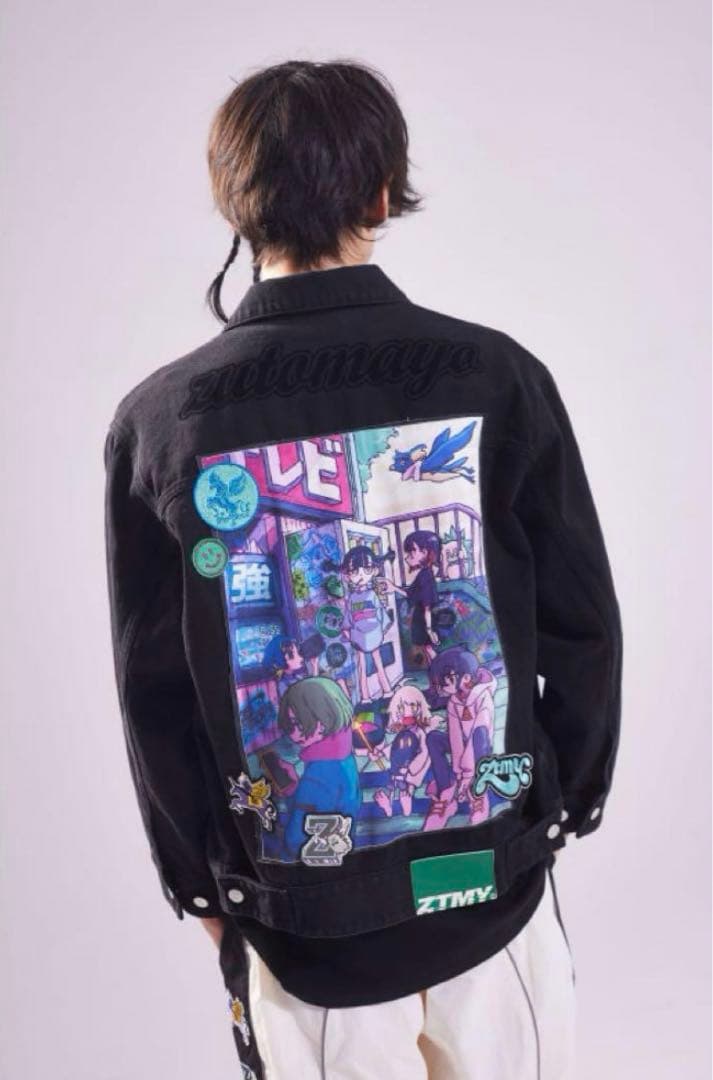 美品】 ずとまよ オーバーサイズ デニムジャケット Lサイズ - メルカリ