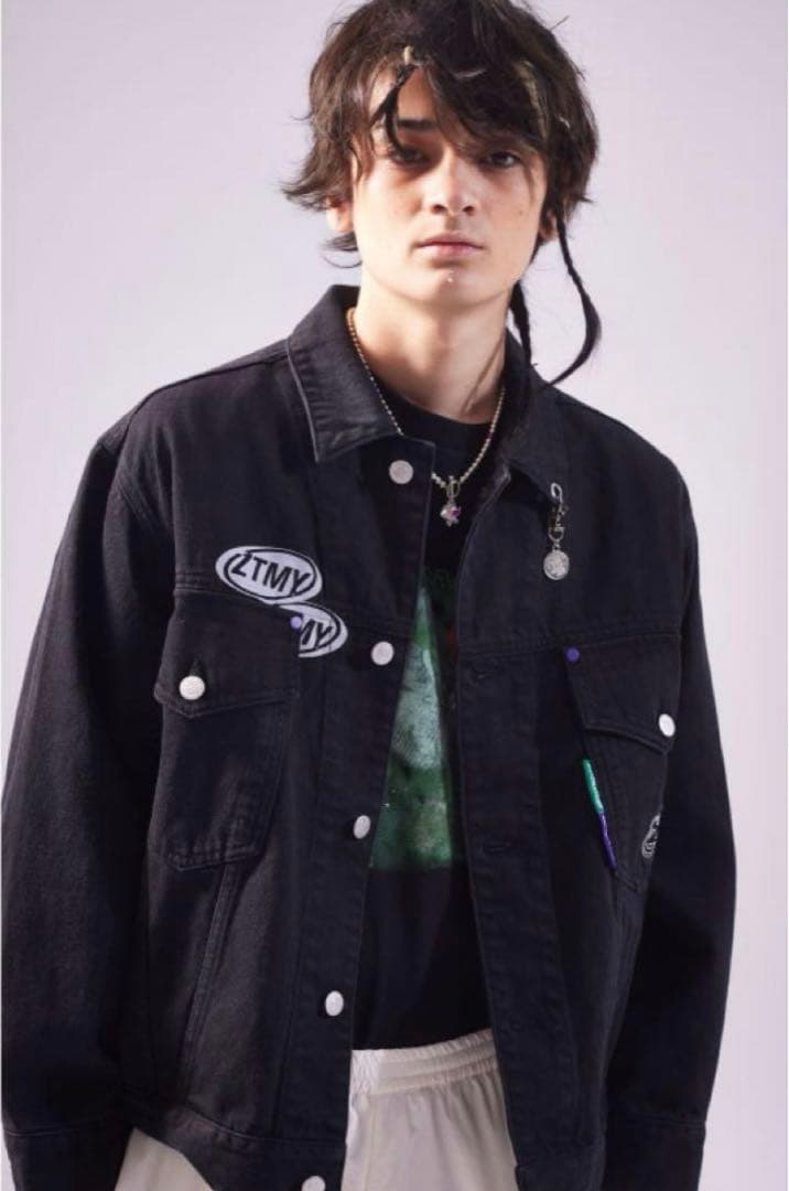 美品】 ずとまよ オーバーサイズ デニムジャケット Lサイズ - メルカリ