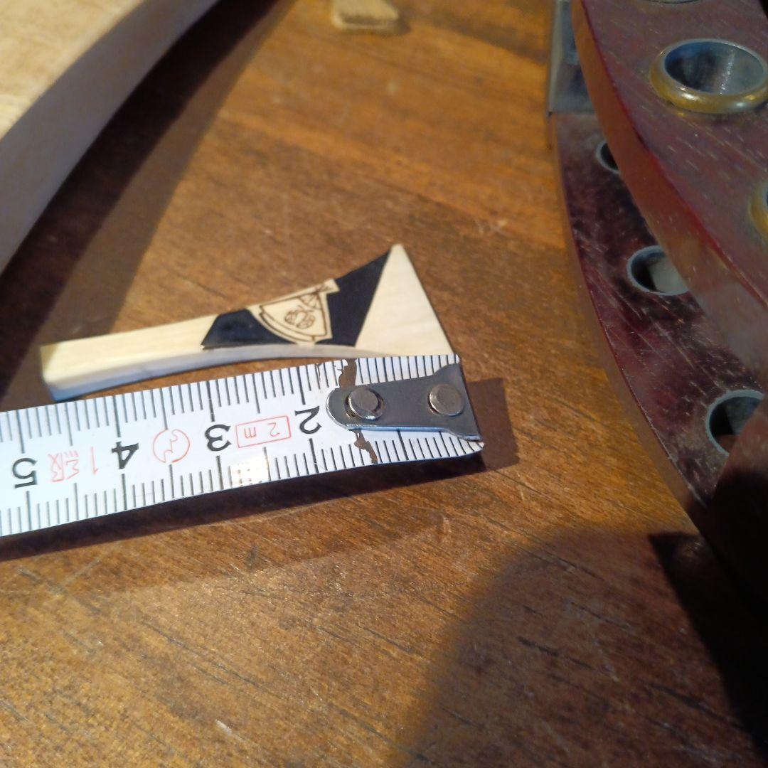 三味線　和楽器　弦楽器　地唄　三ツ折れ　バチ、ケース付