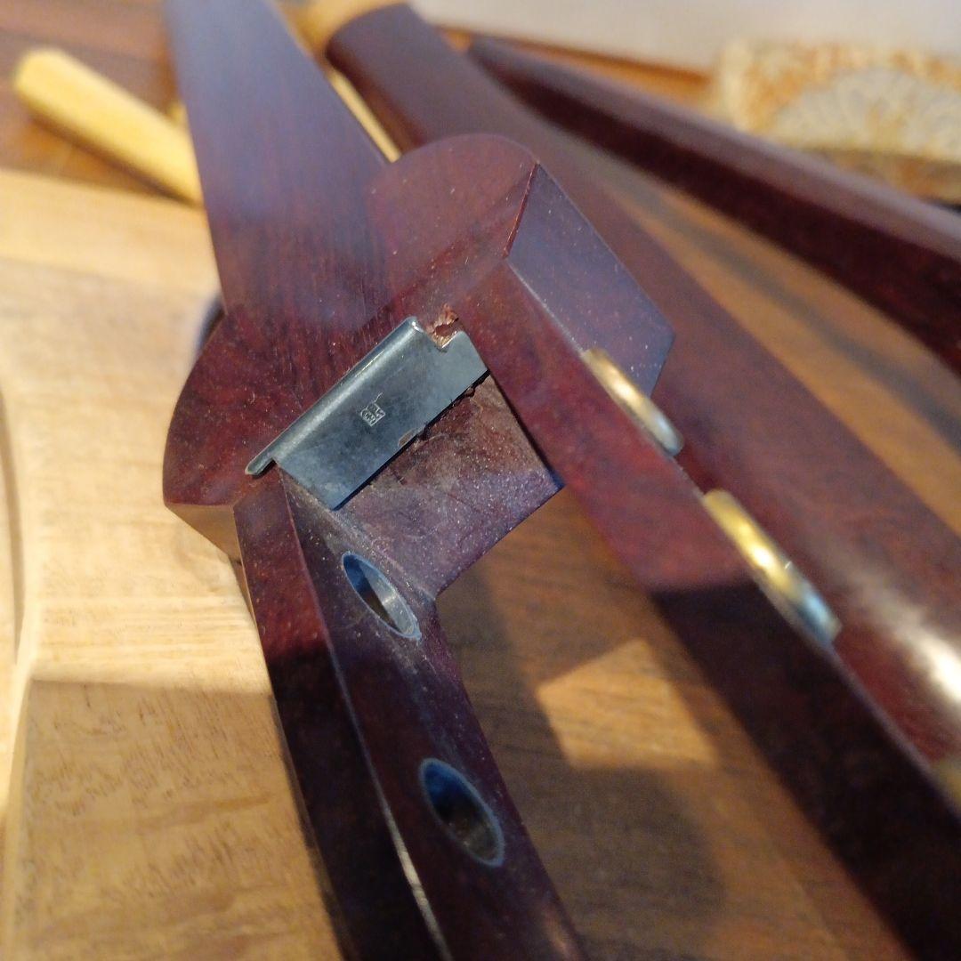 三味線　和楽器　弦楽器　地唄　三ツ折れ　バチ、ケース付