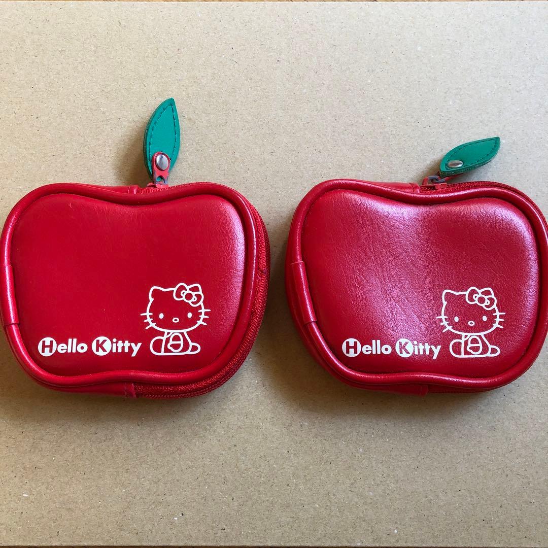 ハローキティ リンゴ型コインケース 2個セット - メルカリ