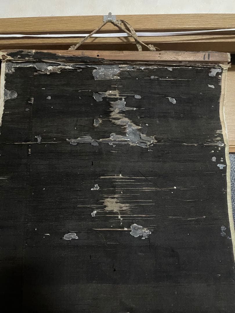 掛け軸　つばめ　燕　柳　法眼如川筆　骨董品　古美術　レトロ　美術品