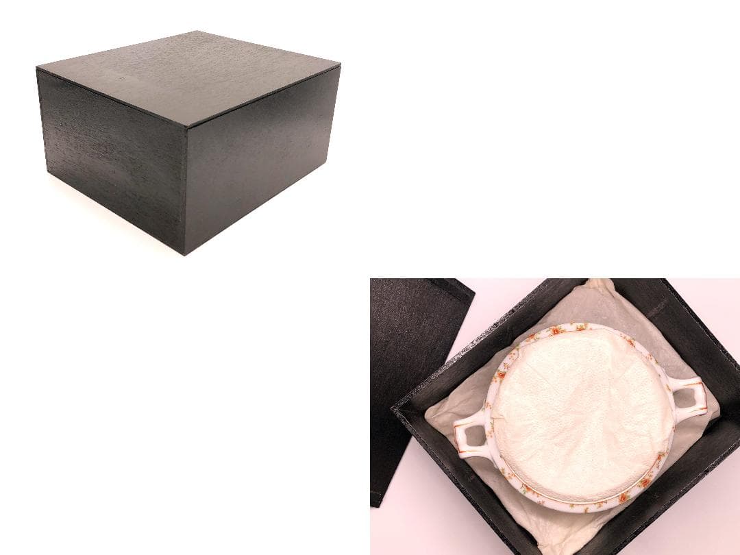 【 薔薇尽し蓋付コンポート 】　東和陶器ヴィンテージ　26.5ｃｍ