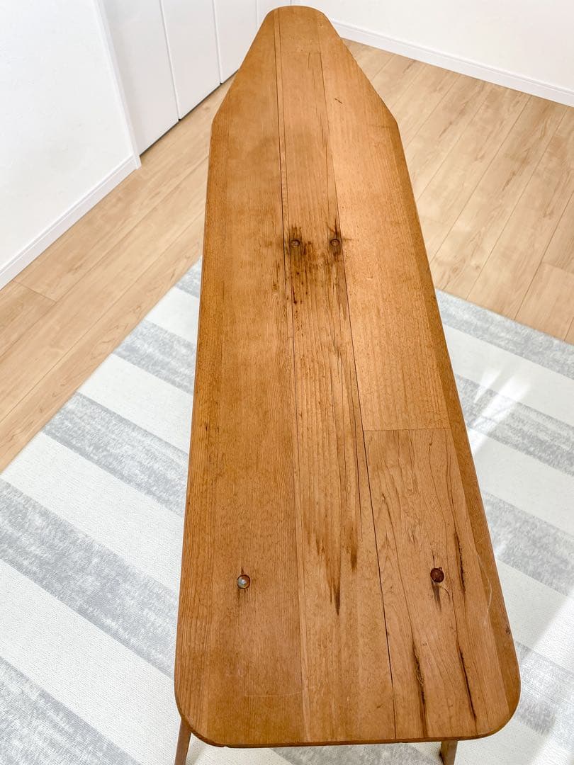 ヴィンテージ 折りたたみ式アイロン台 ナチュラルウッド アンティーク インテリア