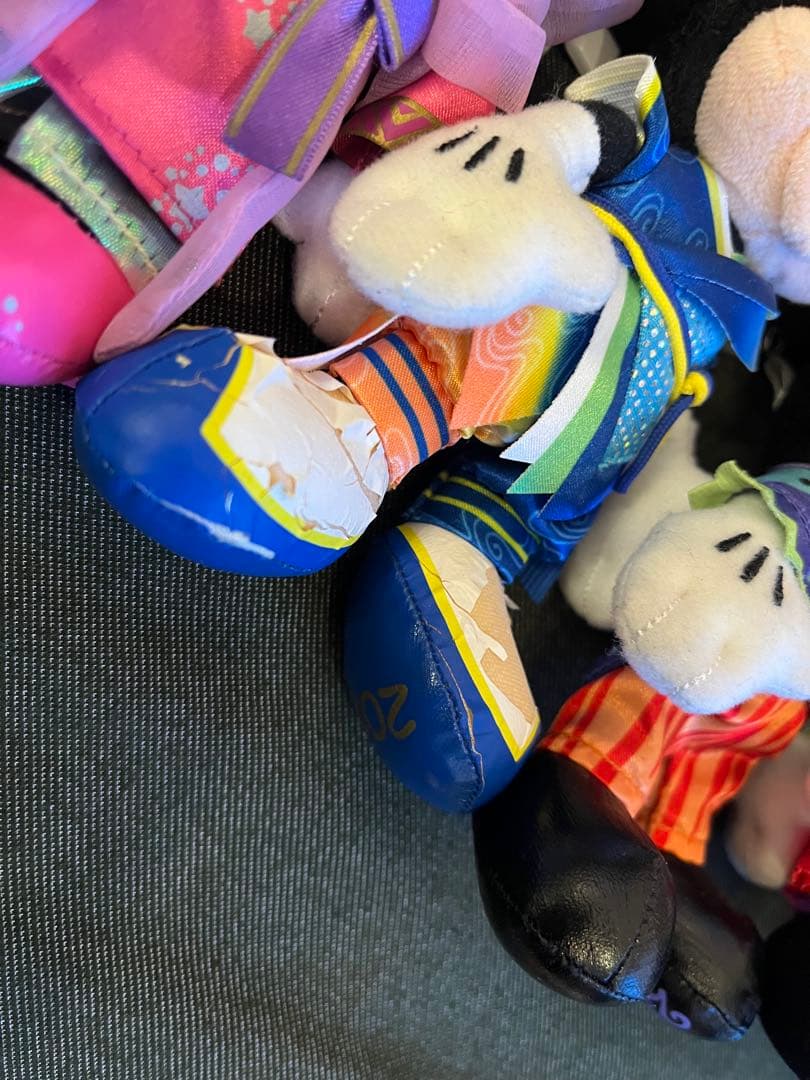 【まとめ売り21個】ミッキー/ミニー ぬいぐるみバッジ 2015〜2016頃