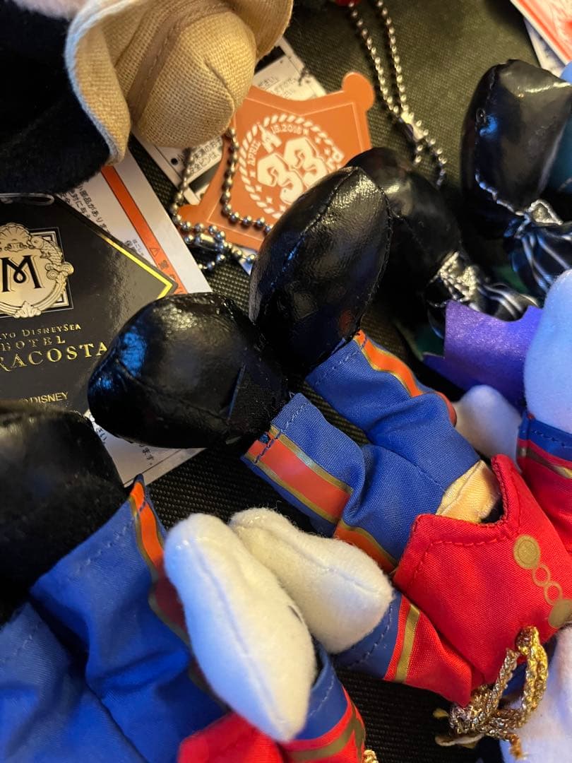 【まとめ売り21個】ミッキー/ミニー ぬいぐるみバッジ 2015〜2016頃