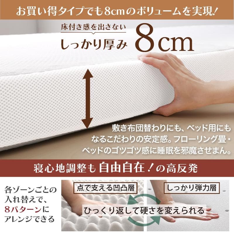 最安値！新品！送料込み！ワイドキング　ファミリーマットレス敷き布団