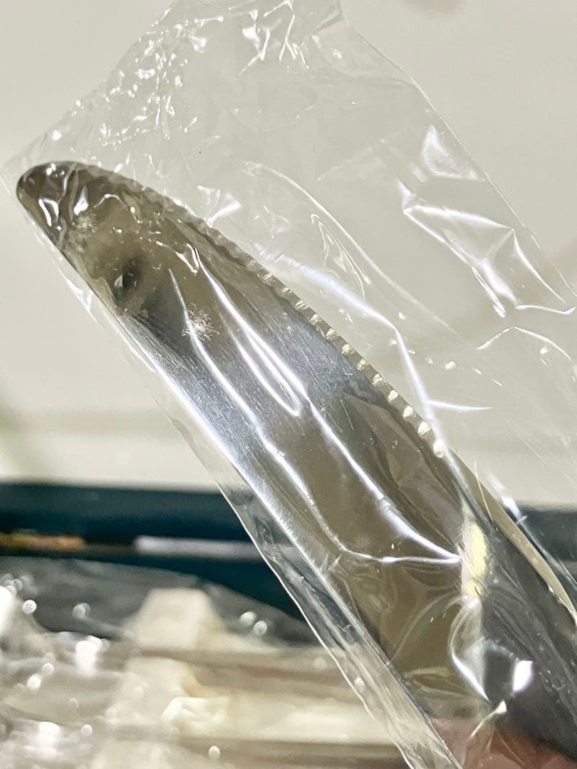 未使用 ラッキーウッド カトラリーセット25本 スプーン フォーク ナイフ　①