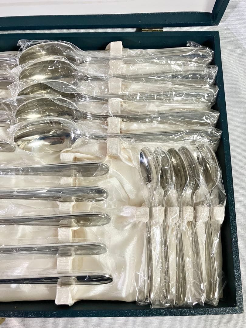 未使用 ラッキーウッド カトラリーセット25本 スプーン フォーク ナイフ　①