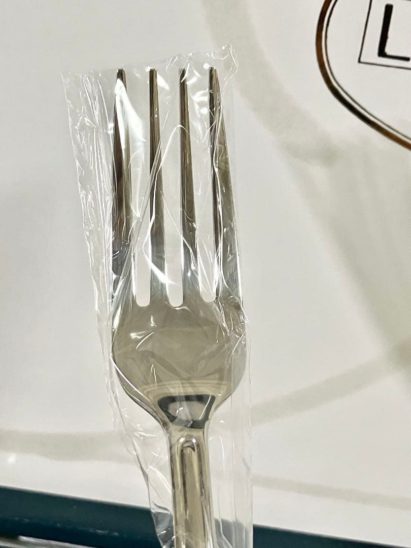 未使用 ラッキーウッド カトラリーセット25本 スプーン フォーク ナイフ　①