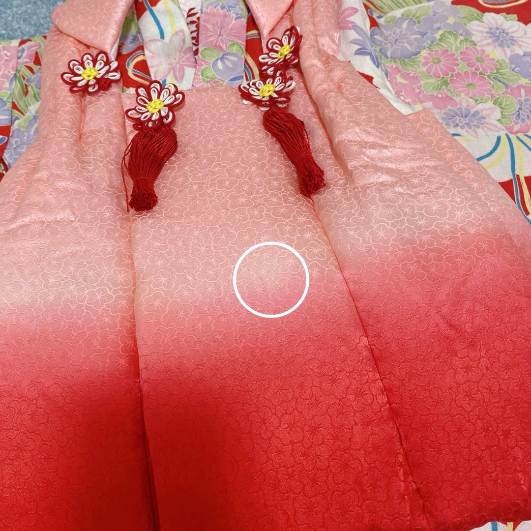 七五三 3歳 正絹 被布 着物 アンティーク 小物セット