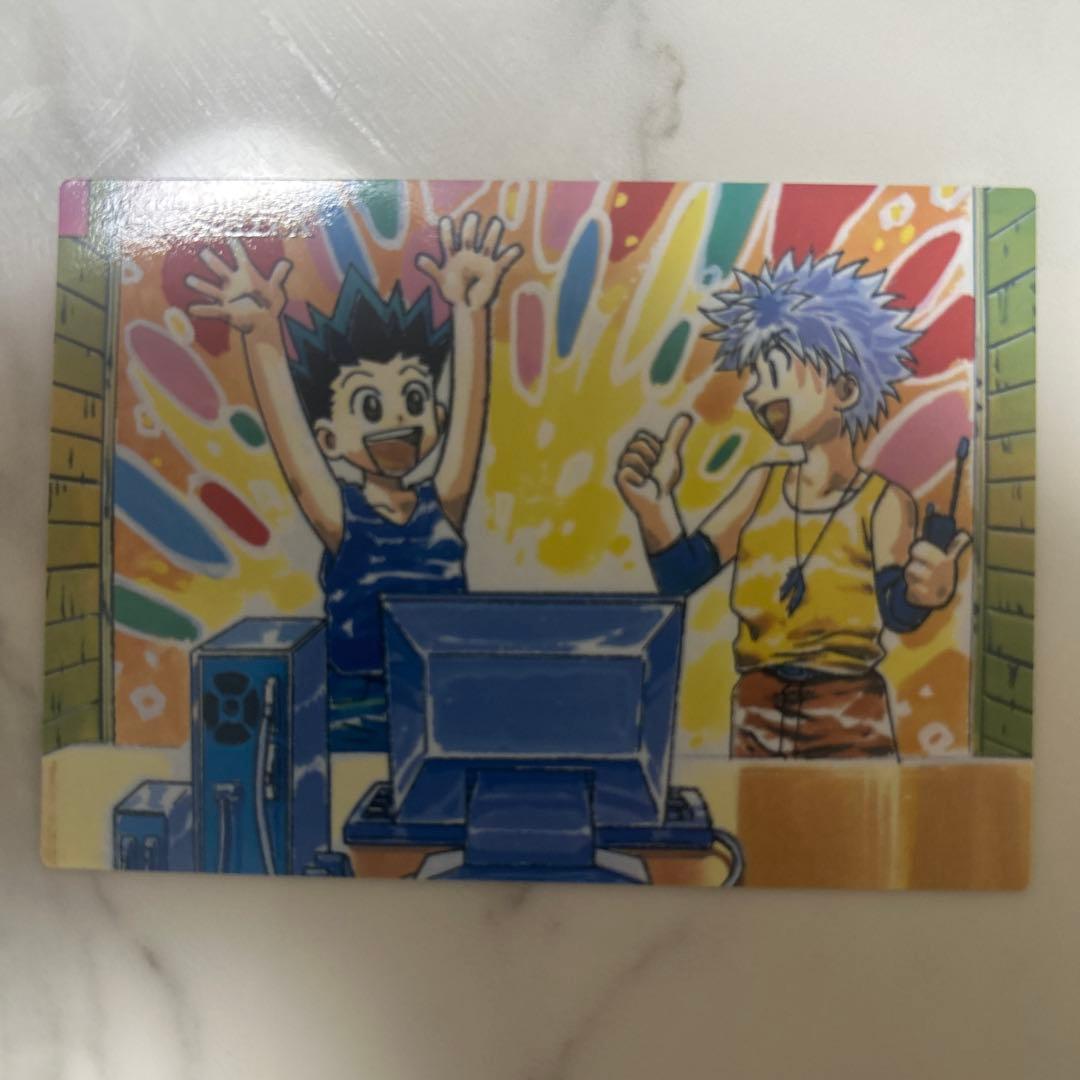 HUNTER×HUNTER　カードダス　マスターズ　初版　14　ゴン&キルア Amazon | Cartamundi France 130014481 ゴン・キルア・ビスケ Genthru