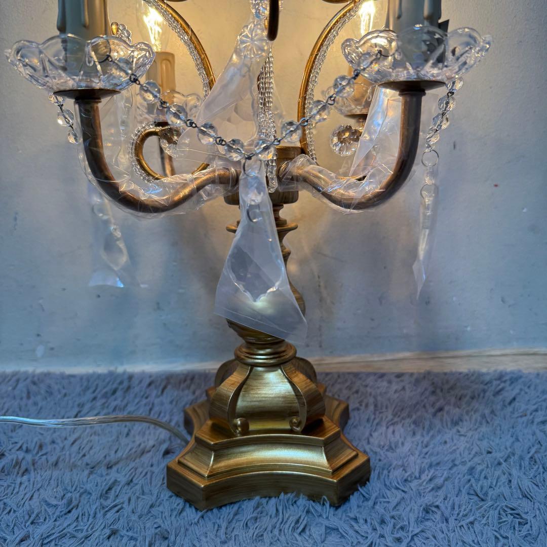 卓上シャンデリア テーブルランプ ケフェウス2 4灯 アンティークゴールド