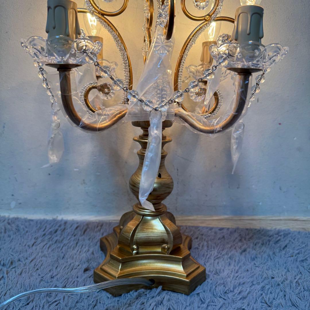 卓上シャンデリア テーブルランプ ケフェウス2 4灯 アンティークゴールド