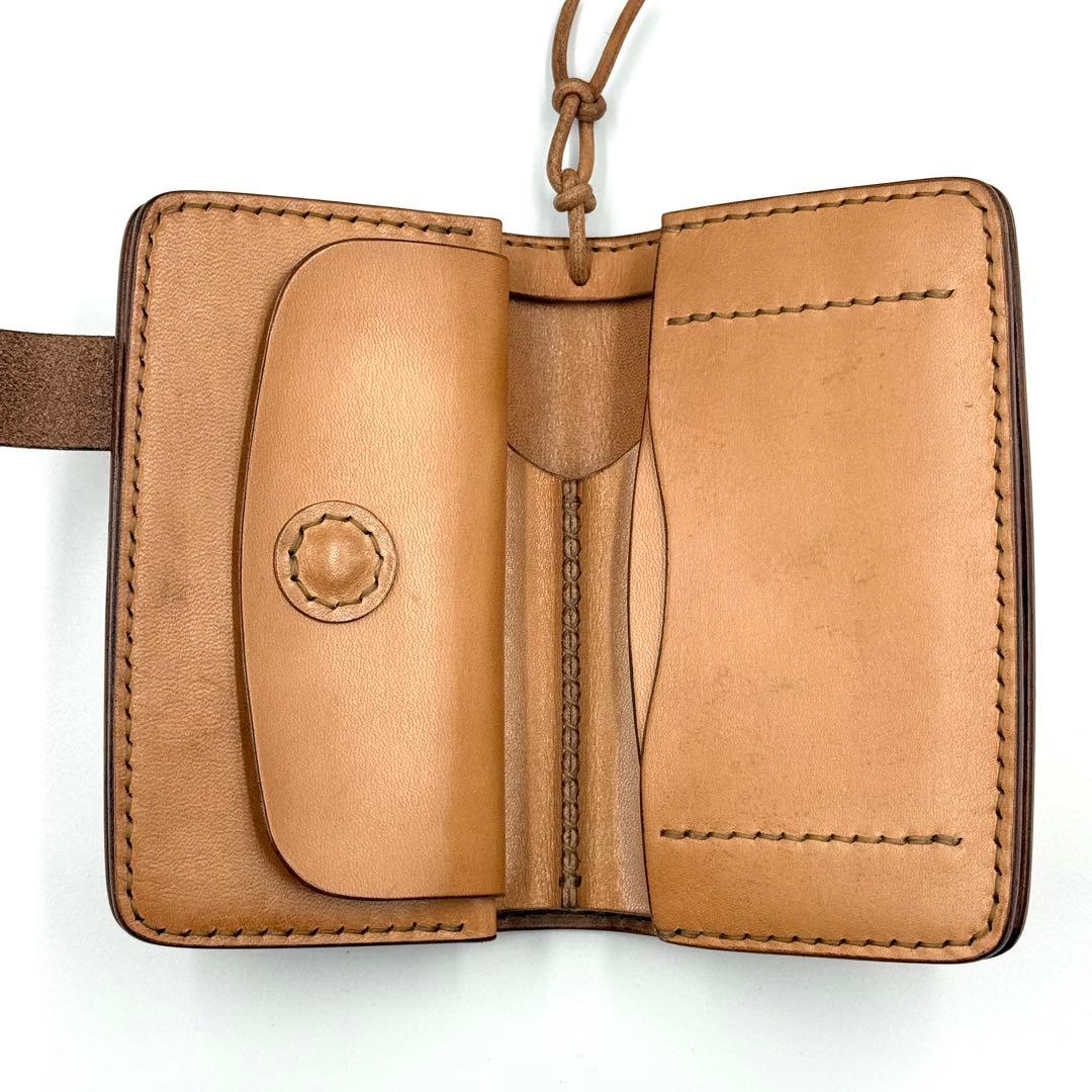 受注生産]ミドルウォレット[W-M01] サドルレザー - メルカリ