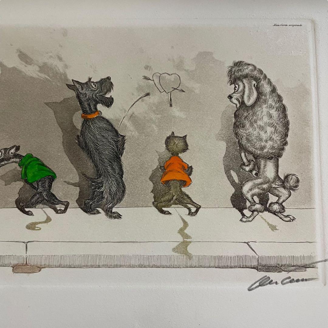ボリス・オクライン Boris O'Klein 擬人化 犬のおしっこ 銅版画 - メルカリ