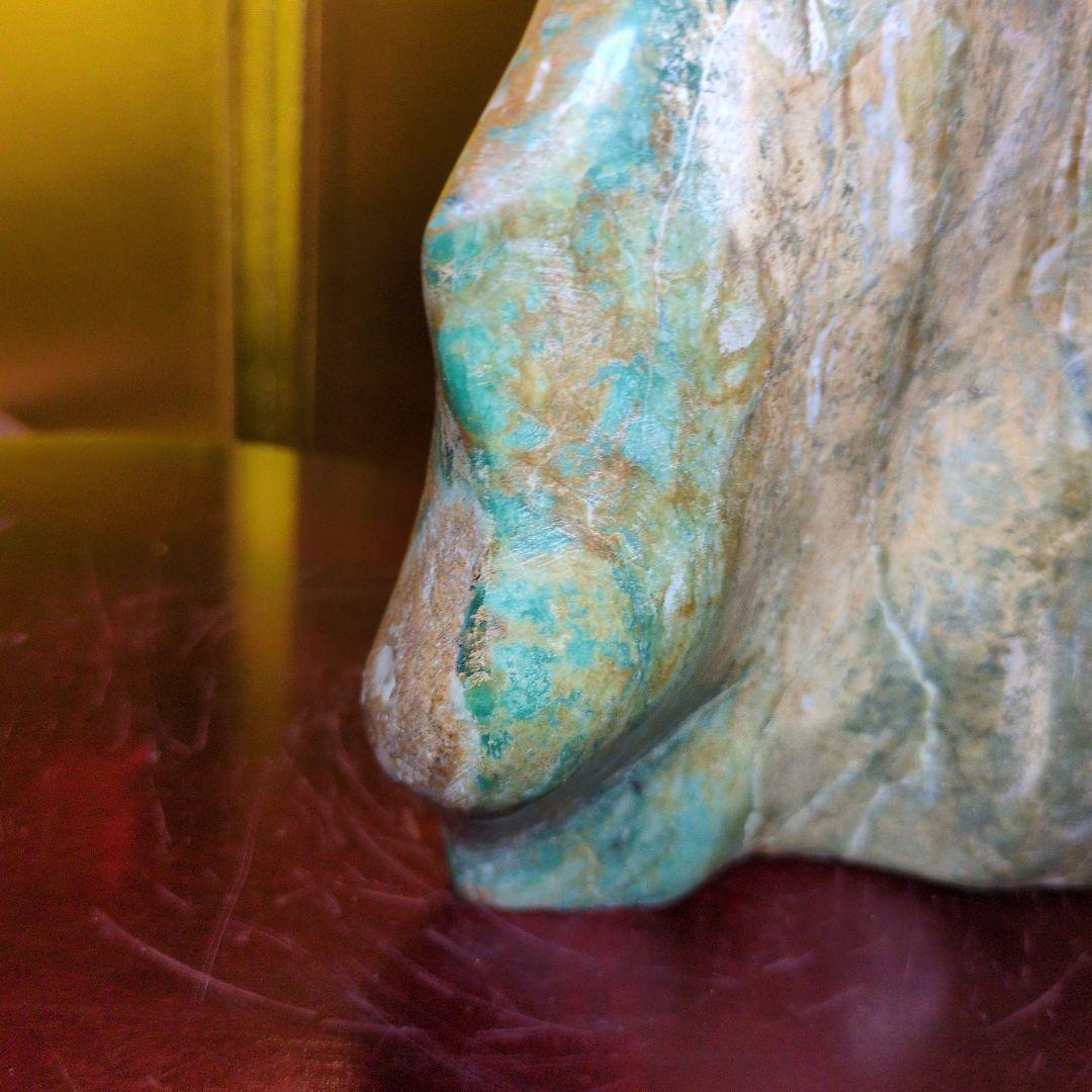 長崎翡翠 ヒスイ 水石 天然石 大サイズ 2.8kg 鑑賞石 自然石 希少 レア