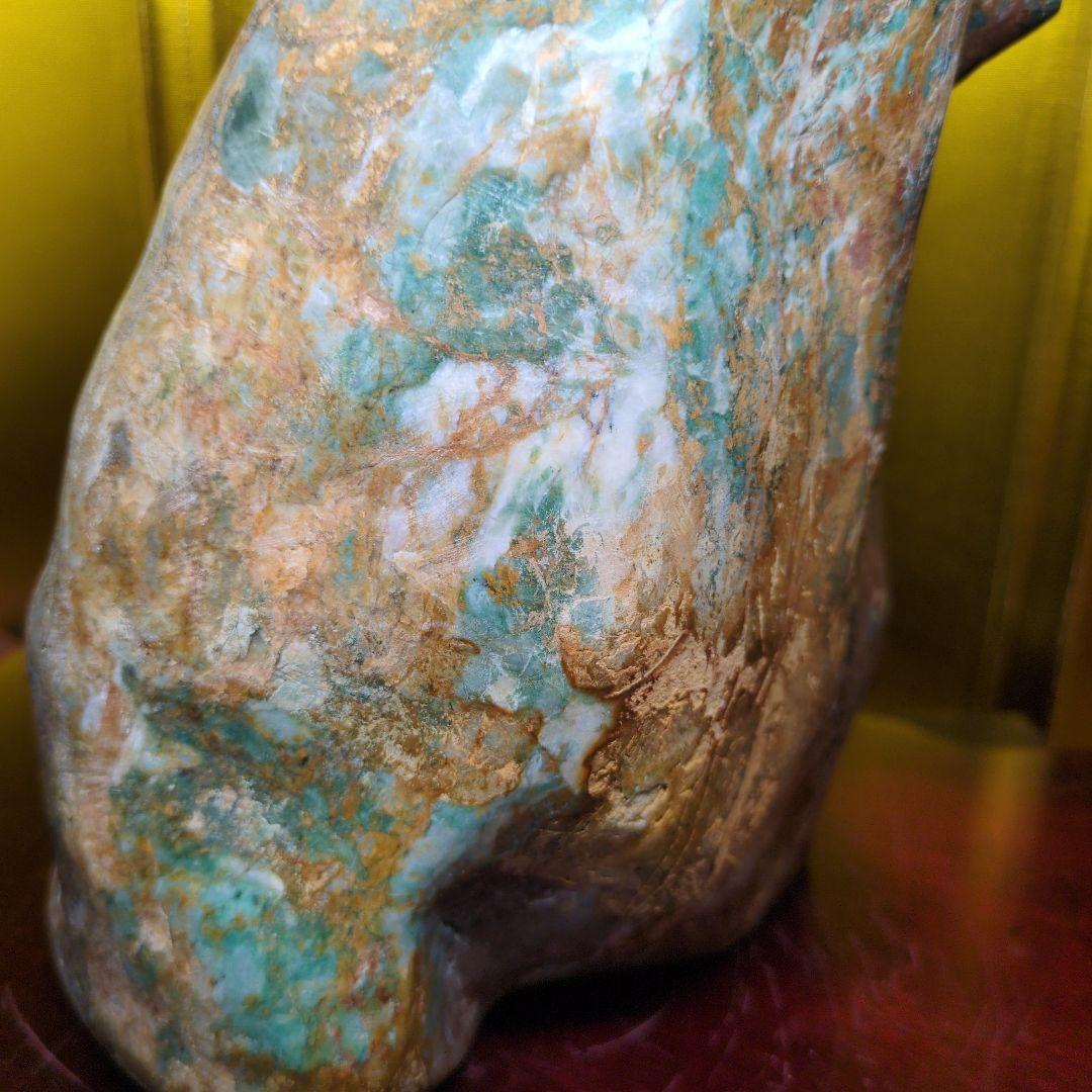 長崎翡翠 ヒスイ 水石 天然石 大サイズ 2.8kg 鑑賞石 自然石 希少 レア