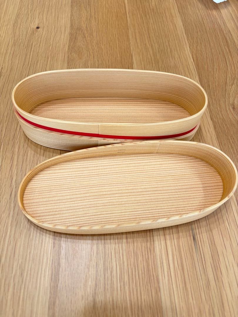 14日まで値下げ中【新品未使用】大館 曲げわっぱ 「軌 MICHI」