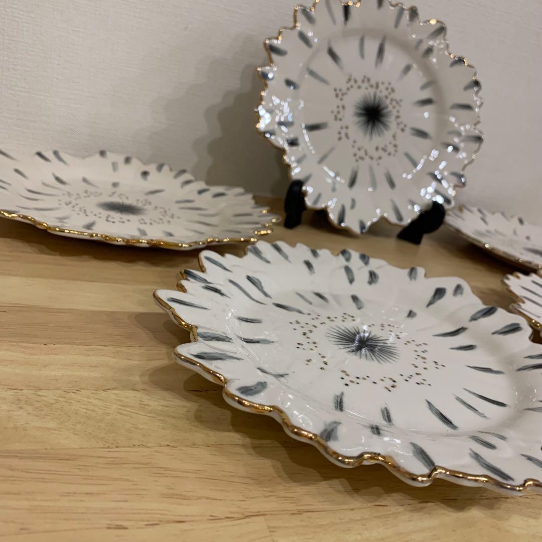 新品 アンソロポロジー 花びら 皿 5枚セット 完売品 未使用 プレート