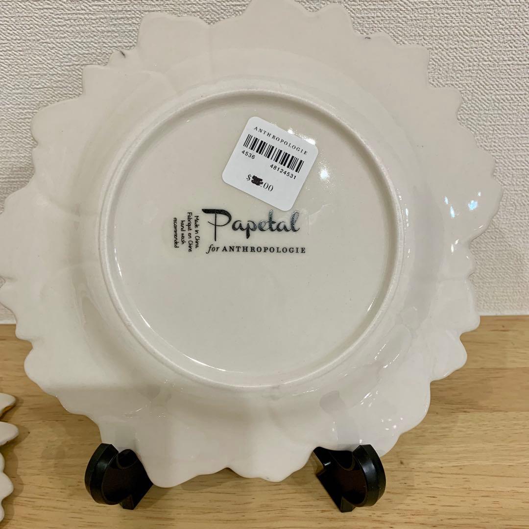 新品 アンソロポロジー 花びら 皿 5枚セット 完売品 未使用 プレート