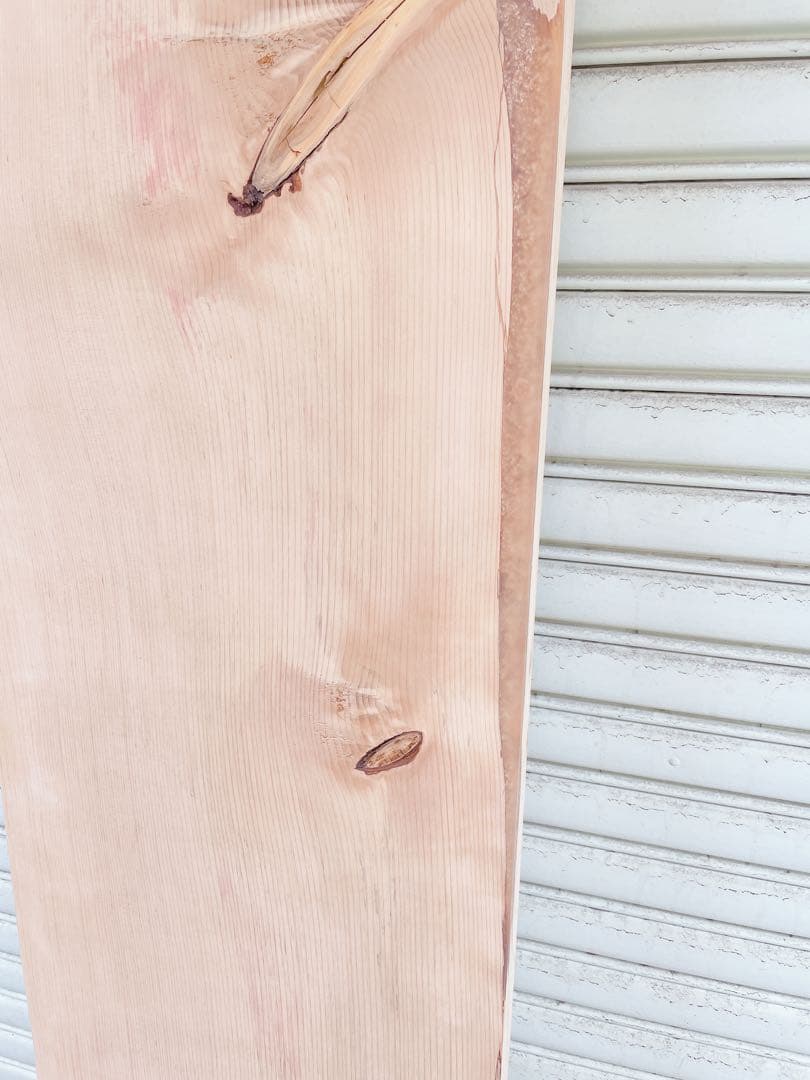 天然　スプルース 一枚板　デスク/カウンターテーブル/棚板/天板/看板材/レジン