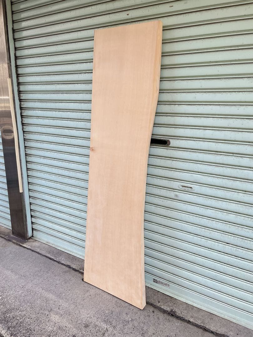 天然　スプルース 一枚板　デスク/カウンターテーブル/棚板/天板/看板材/レジン