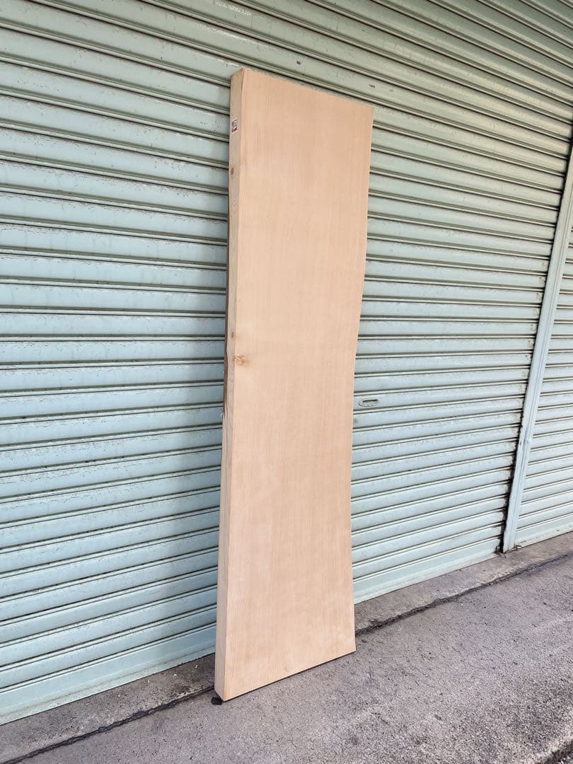 天然　スプルース 一枚板　デスク/カウンターテーブル/棚板/天板/看板材/レジン