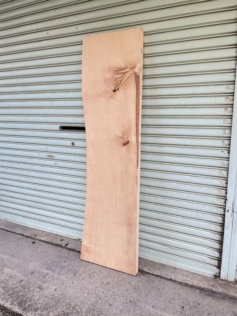 天然　スプルース 一枚板　デスク/カウンターテーブル/棚板/天板/看板材/レジン