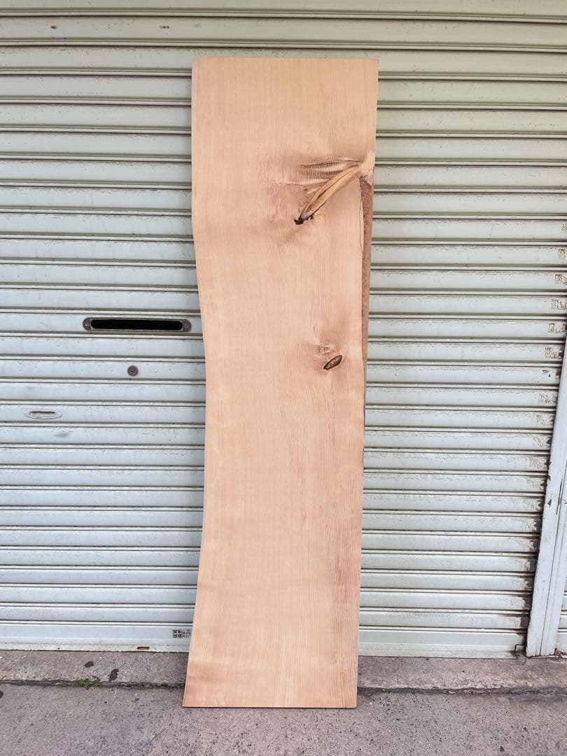 天然　スプルース 一枚板　デスク/カウンターテーブル/棚板/天板/看板材/レジン