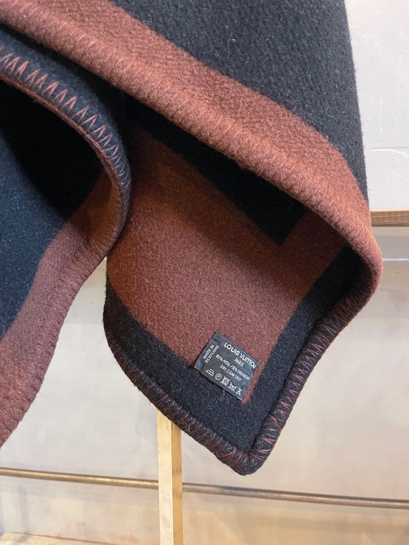 LOUIS VUITTON カシミア・ウール　ブランケット