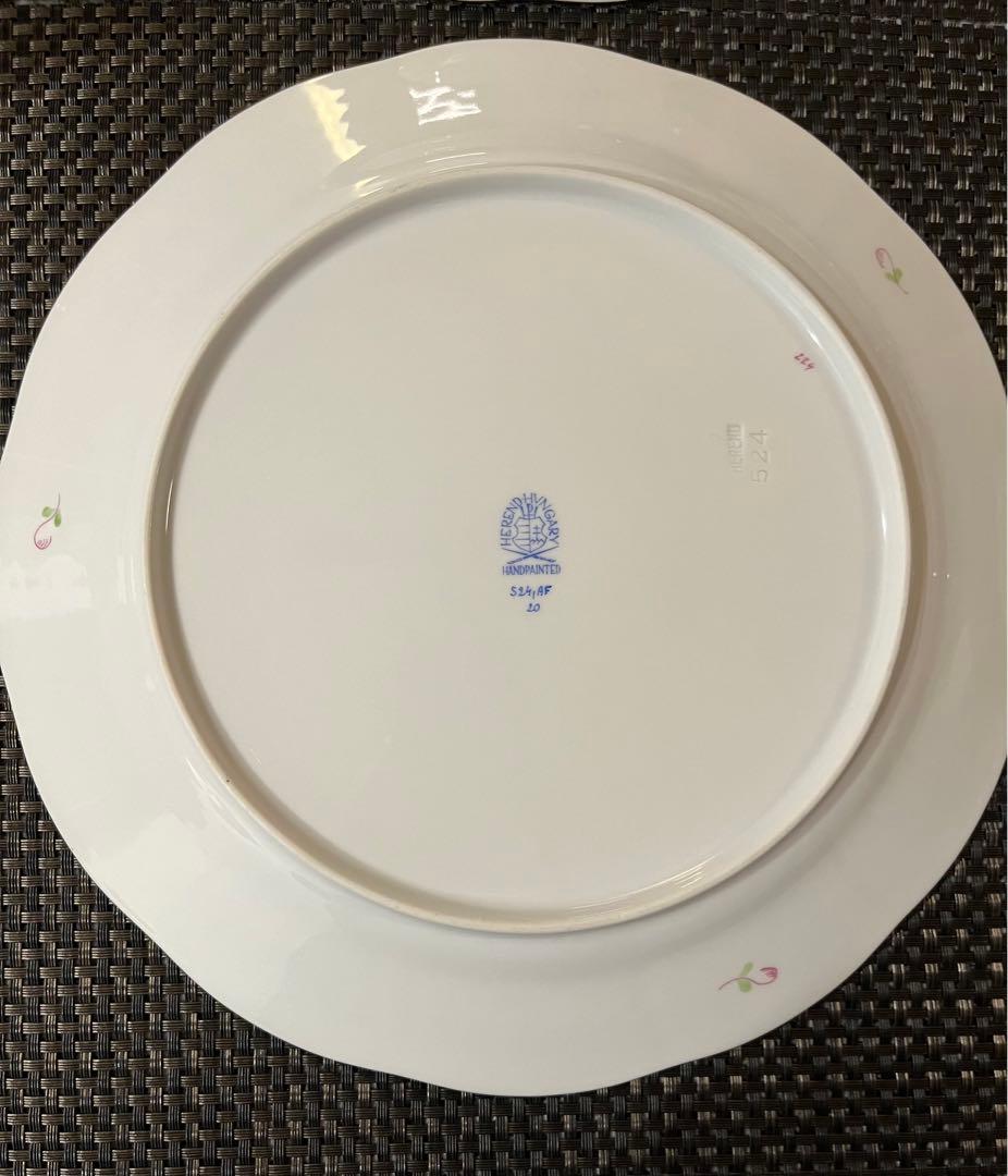 ヘレンド　アポニーフラワー　ディナープレート　6枚セット