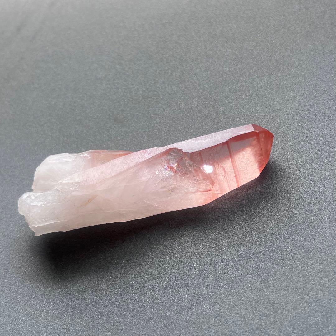 超レア　レコードキーパー　カーブド水晶　ストロベリーレムリアン　7