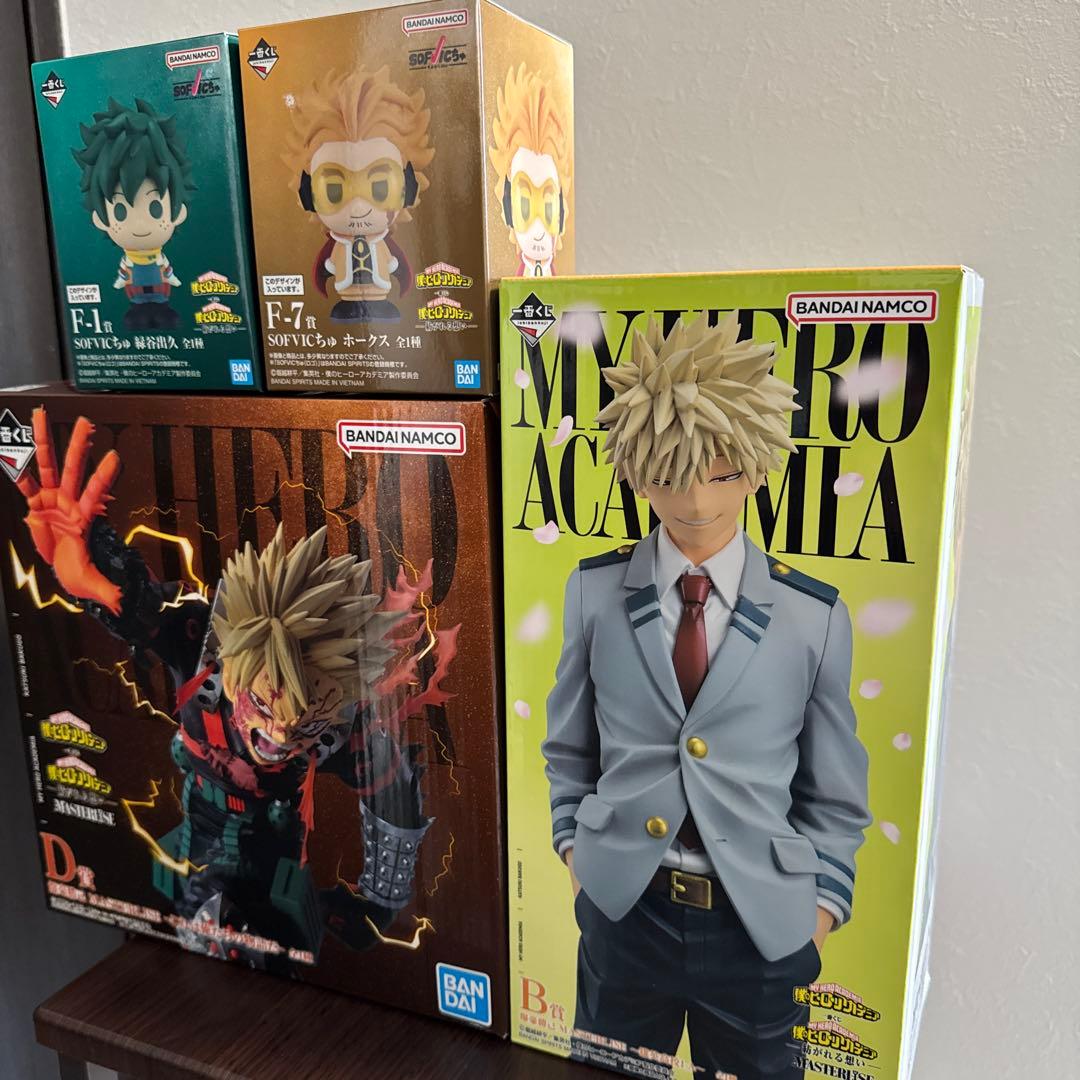 ヒロアカ 紡がれる想い B賞 D賞 F賞 セット 緑谷出久 ホークス 一番